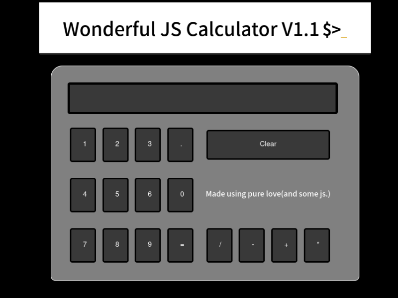 Introducing: Wonderful JS Calculator V1.1 – A totally new&nbsp;update.